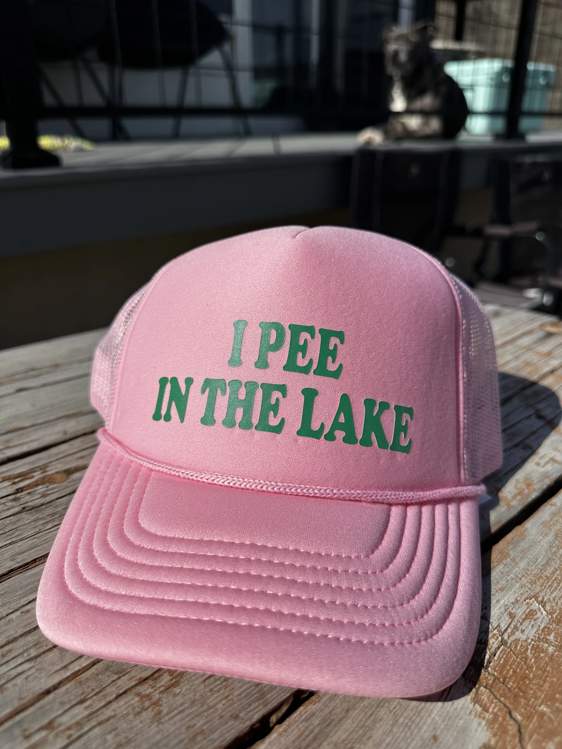 I pee in Lake Trucker Hat