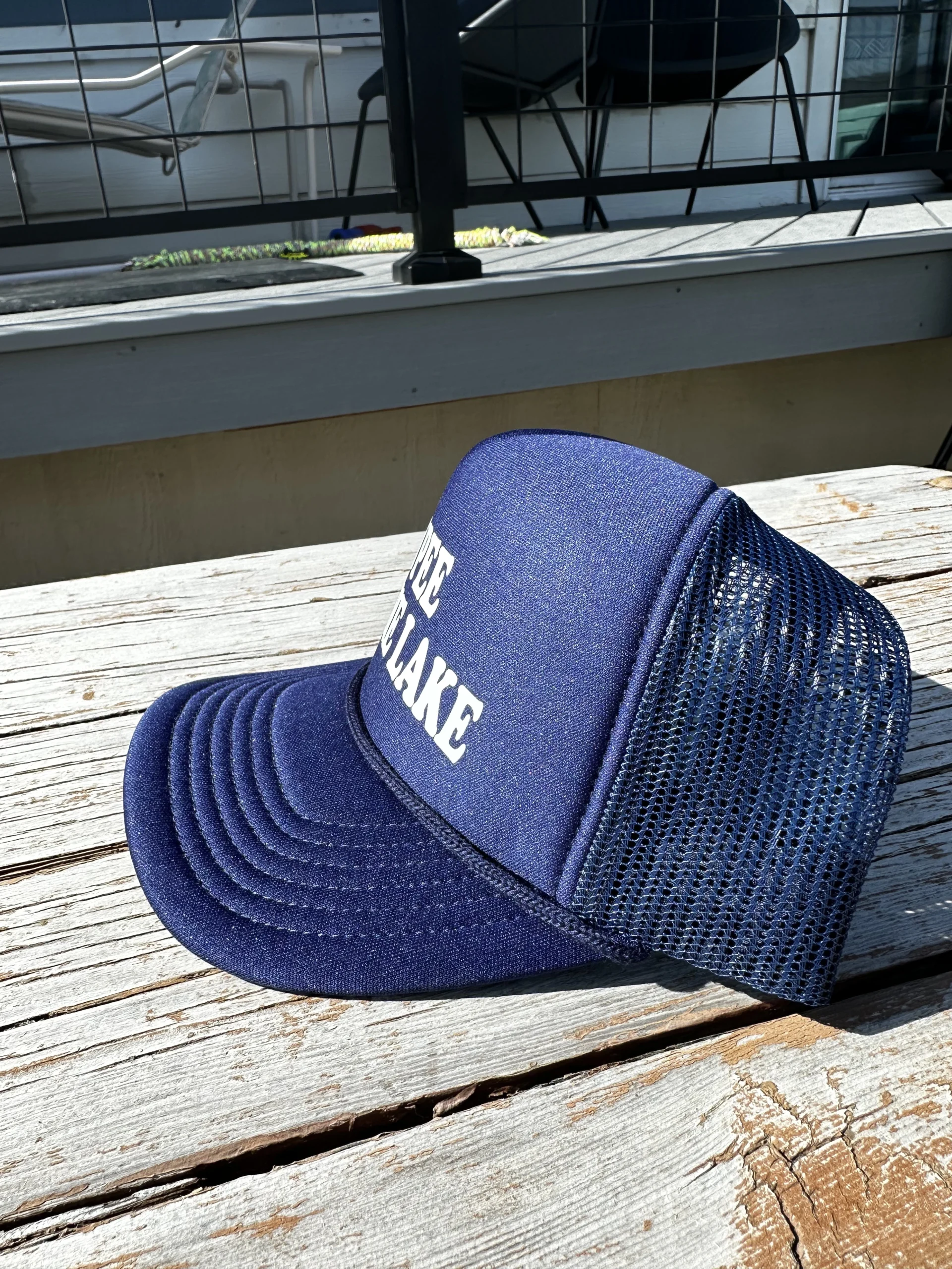I pee in Lake Trucker Hat - Image 4