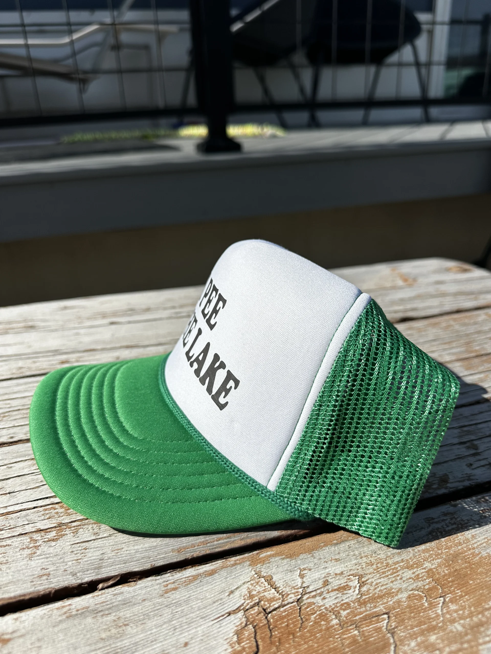 I pee in Lake Trucker Hat - Image 6
