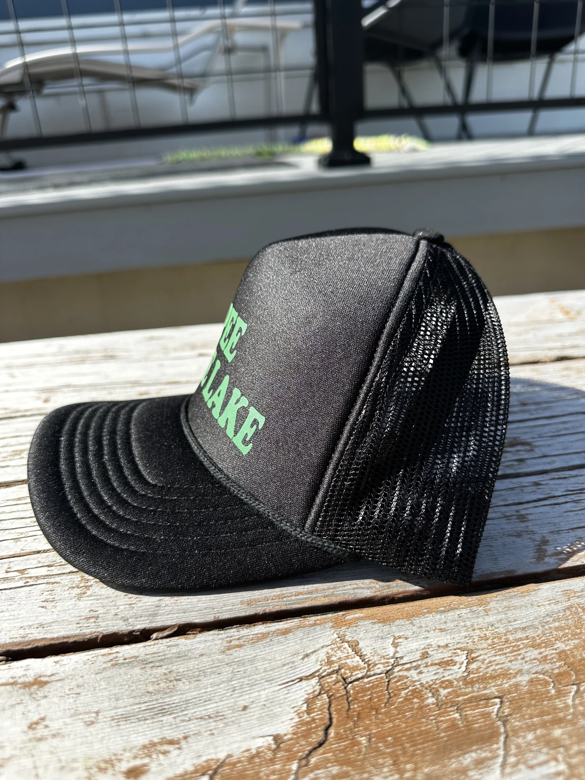 I pee in Lake Trucker Hat - Image 8